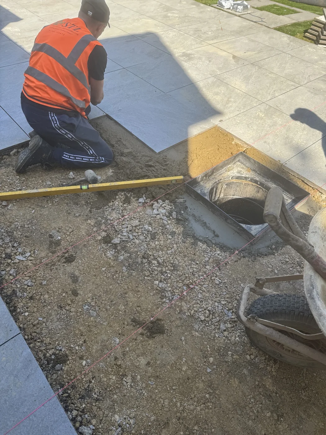 Wisbech Patio: wisbech laying